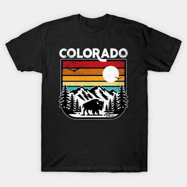 Colorado Vintage Outoor Design T-Shirt by DetourShirts